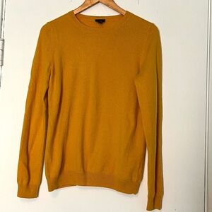 Talbots Audrey Pure Cashmere Sweater in Goldenrod Yellow, L